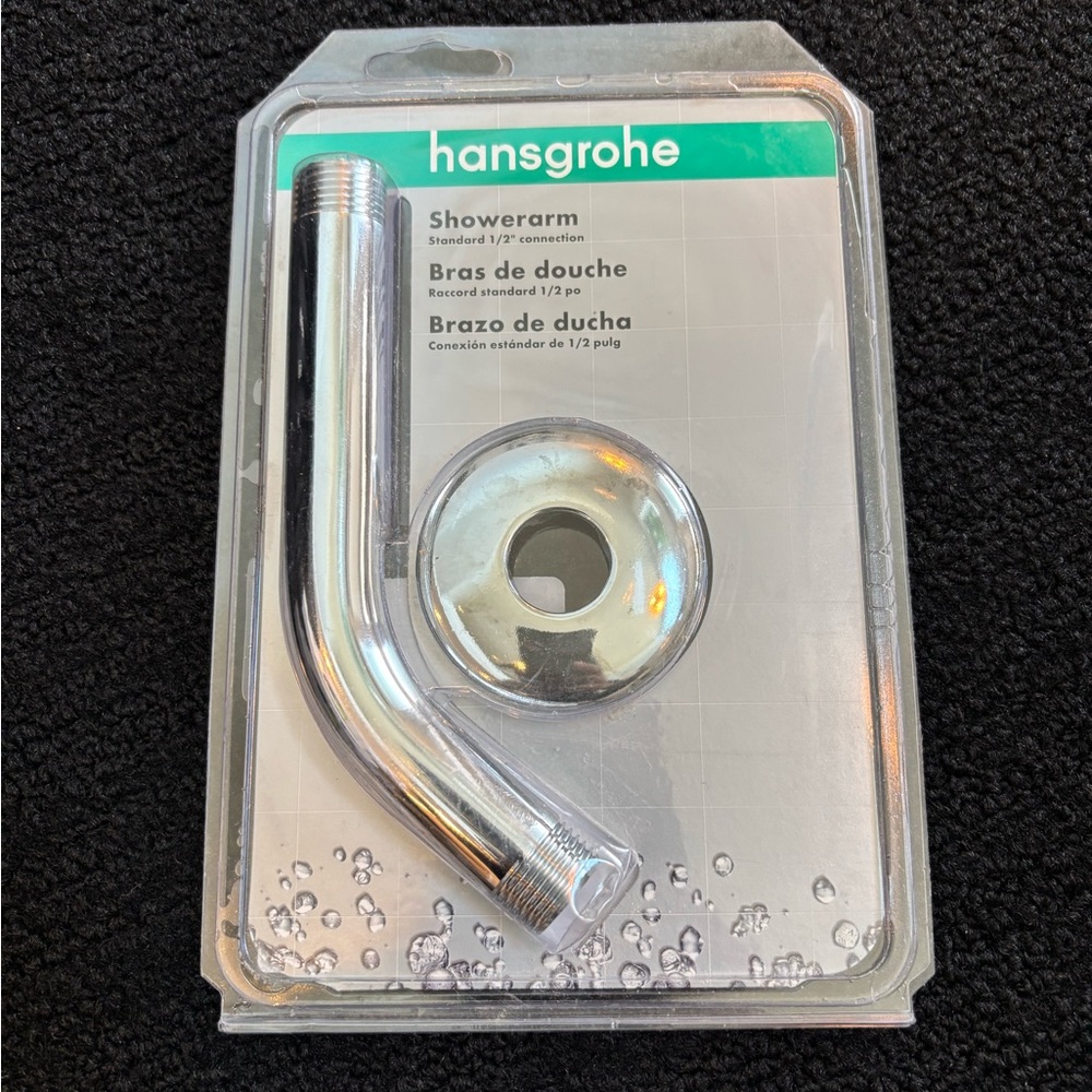 Hansgrohe Shower Arm and Flange Set 1/2 inch Connection